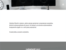 Tablet Screenshot of fabryka-pikseli.com